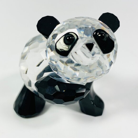 Swarovski Crystal Panda Mother and 2 Babies 181080/ 181081 So Sweet & Adorable - Picture 6 of 7